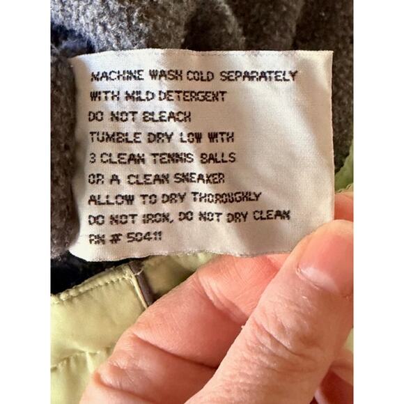 Zero Xposur Women’s Puffer Jacket — Light Green with Gray Fleece Lining (M) - Picture 10 of 10